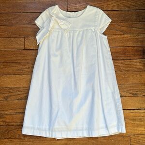 Bella Bliss White Bow Cord Dress (Size 5)